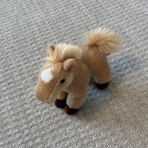 Adorable Tan Stuffed Horse makes real horse noises!